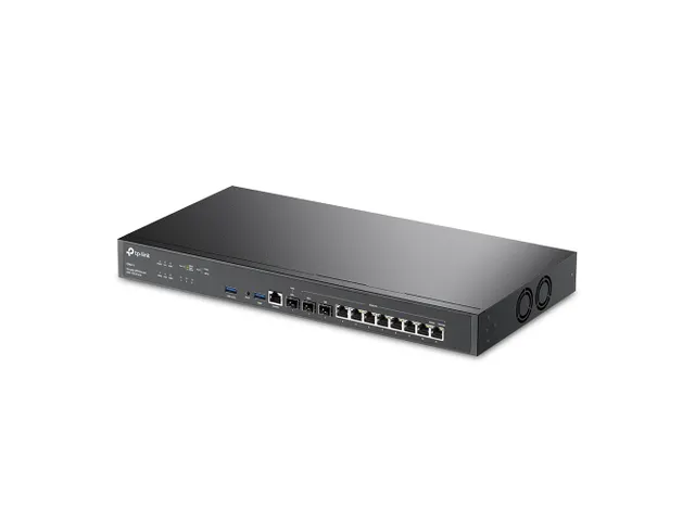 TP-Link Omada ER8411, Ethernet WAN, Gigabit Ethernet, Zwart