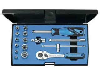 20 EMU-10 Dopsleutelset 1/4 inch 16-delig zeskant 4-13mm - 1