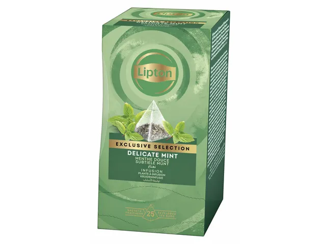 Thee Lipton Exclusive subtiele munt 25x2gr