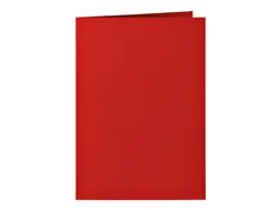 Correspondentiekaart Papicolor dubbel 105x148mm rood pak à 6 stuks