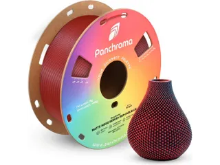 PLA Dual Matte 1,75mm rood-donkerblauw 1kg Panchroma 3D Filament - 2
