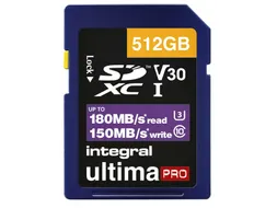Geheugenkaart Integral SDXC 512GB
