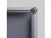 Cadre clipsable 70x100cm Coins biseautés 32mm Argent