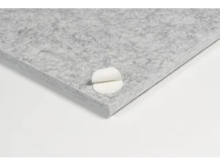 Akoestische PET-vilt wandtegels 30x30cm Combi Grijs 12 Stuks - 4