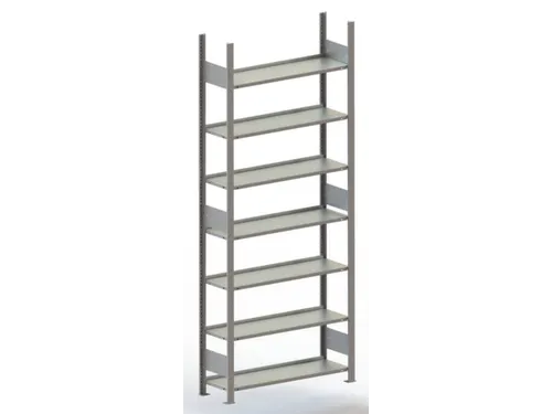 Inhaakstelling Basisveld 2200x1056x336mm 7legborden 80kg Verzinkt