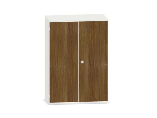 kantoorkast,HxBxD 1150x800x430mm,decor romp wit,decor front noten