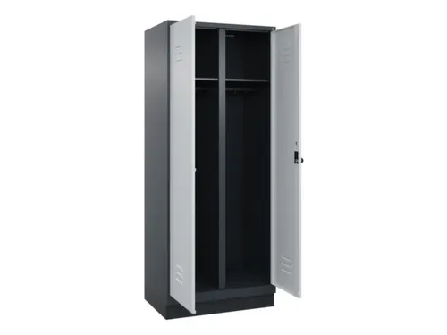 locker voor scheiding van kleding,HxBxD 1950x800x500mm,2vak