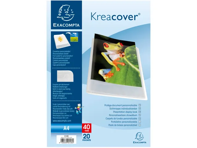Protège-documents en polypropylène semi rigide Kreacover Chromaline