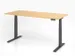 Elektrisch in hgte vst. zit-sta-bureau,HxBxD 640-1290x1800x800mm