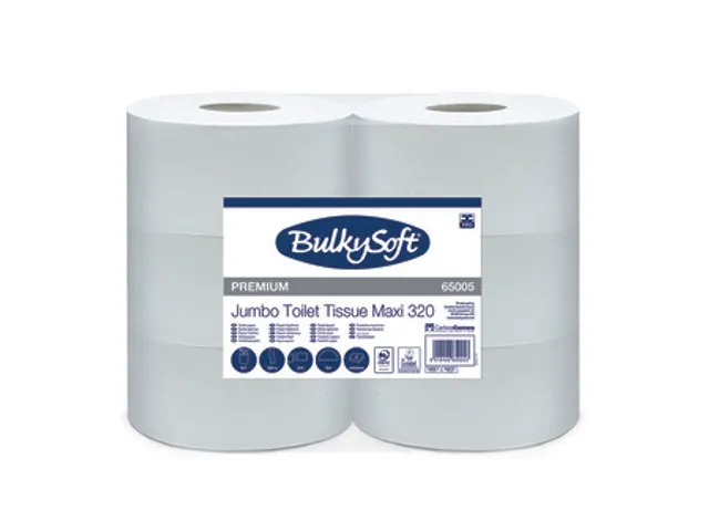 BulkySoft Maxi jumborollen cellulose 2laags 6 rollen Eco