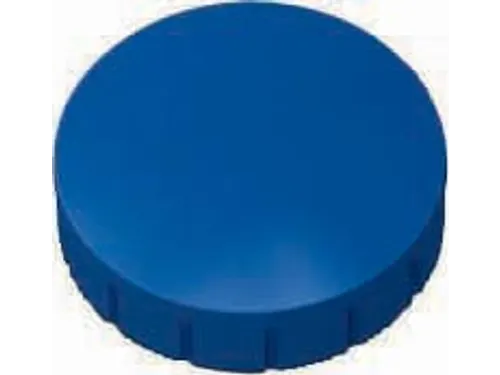 magneet MAULsolid, diameter 24mm blauw, doos met 10 stuks