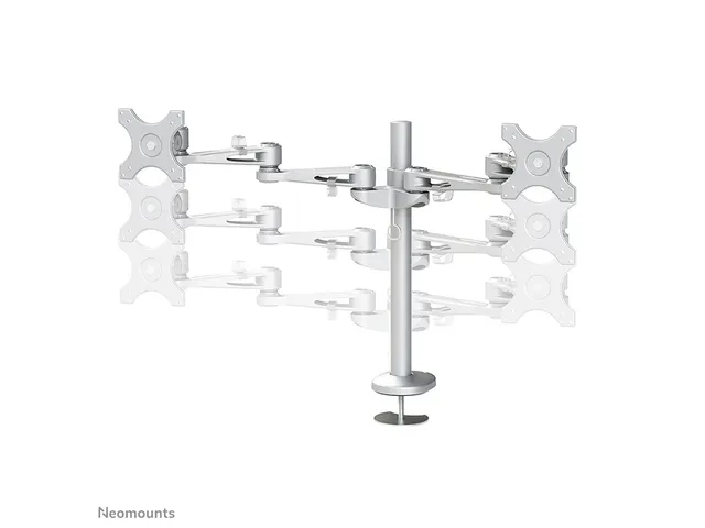 Support écran Newstar D935dg 2x10-27 Inch Sur Pied Argent