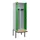 PBM-locker met bank,HxBxD 2120x600x815mm,2vak,vak B 300mm,draaigrendel