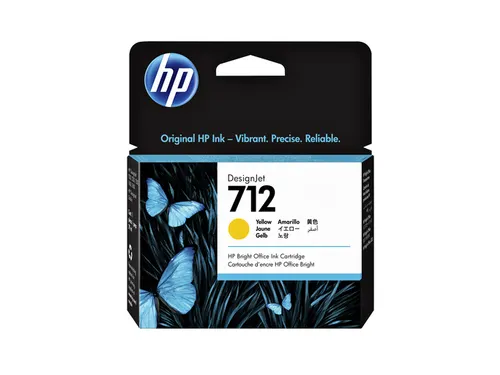 Inktcartridge HP 712 3ED69A geel
