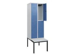 Dubbeldekse dekenkist,HxBxD 1950x600x815mm,2x2vak.,vak B 300mm - 2