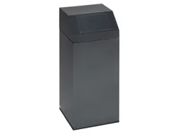 Afvalverzamelaar 76 Liter 890x380x380mm Sticker Metaal Antiekzilver