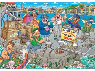 Wasgij Original Puzzel 47 De boot in! 1000 stukjes - 2