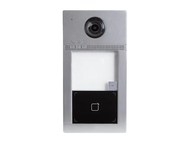 1 Knop IP Professionele Metalen Video Intercom Deurbel - Grijs - PoE