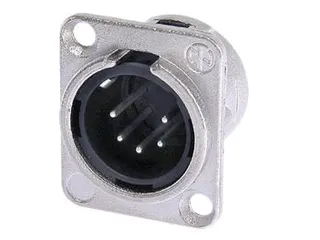 Neutrik - Xlr Chassisdeel, 5-Polig Mannelijk, Verzilverd, Vernikkeld, - 1