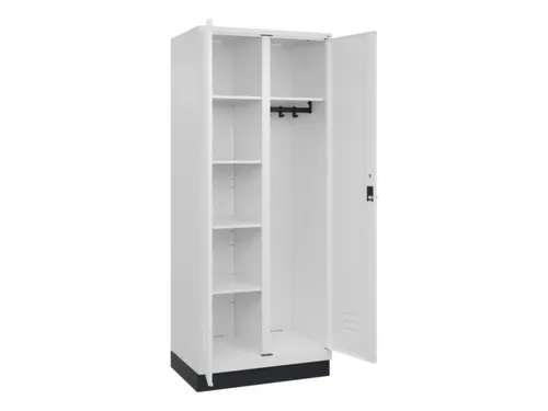 wasgoedverdeelkast,HxBxD 1950x800x500mm,vak B 400mm,draaigrendel