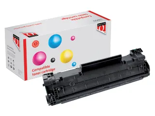 Tonercartridge Quantore alternatief tbv HP CF283A 83A zwart - 1