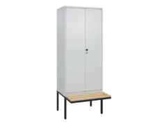 locker voor scheiding van kleding,HxBxD 2120x800x815mm,2vak
