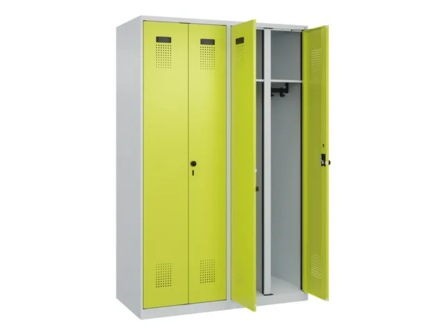 locker voor scheiding van kleding,HxBxD 1850x1200x500mm,4vak