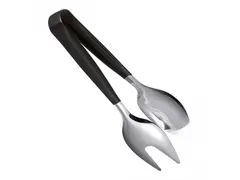 Serveertang Tweepunt Zwart han dvat 24cm RVS