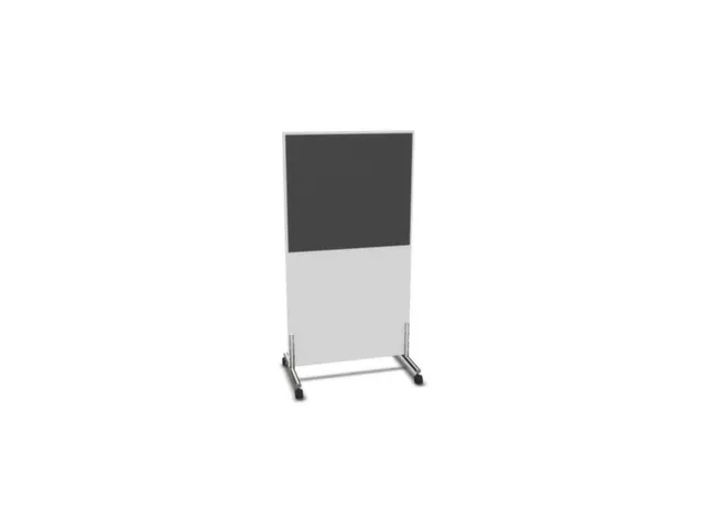 scheidingswand,HxB 1545x800mm,Bl-wit,BN8010-antraciet