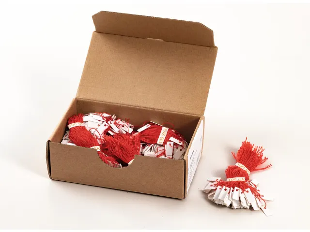 Herma 6901 Hanglabel 7x15mm Wit karton met Rood draad 1000 stuks