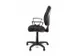 Bureaustoel EN1335 Linea Tiger 01 zwart/zwart met armleuning
