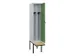 locker voor scheiding van kleding,HxBxD 2120x400x815mm,1vak