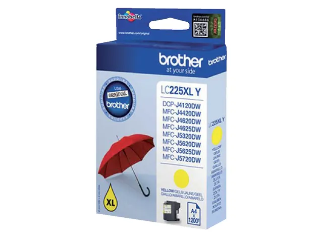 Inktcartridge Brother LC-225XLY geel HC