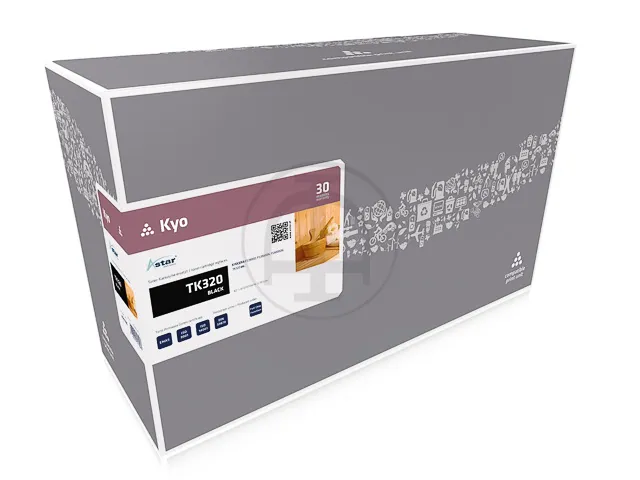 AS11320 Astar Kyocera TK320 FS toner zwart rebuilt 15.000pag chip