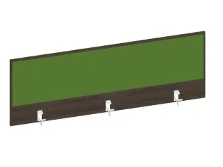 baliepaneel bureau aanbouw achter NV bruin hickory BN7048-groen 1400mm - 1