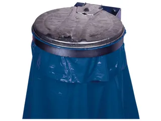 Afvalverzamelaar Wandhouder 400x510mm 120 liter Verzinkt Staalplaat - 2