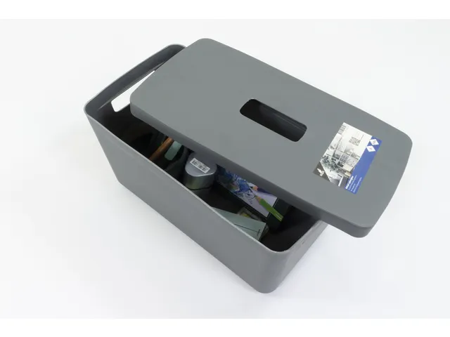 Opbergbox Kangaro 8 liter PP antraciet