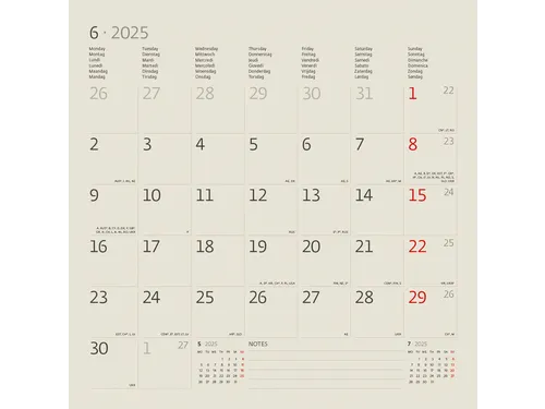 Kalender 2027 Helma 365 30x30cm katten