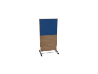 scheidingswand,HxB 1545x800mm,NT-cherry,BN6016-blauw - 2