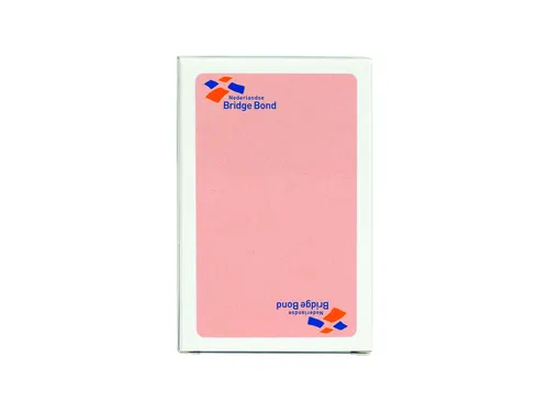 Speelkaarten Bridge Bond roze