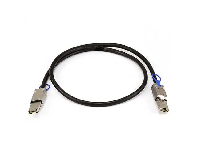 QNAP CAB-SAS10M-8088, 1 m, SFF-8088, SFF-8088, Mannelijk/Mannelijk, Zw