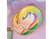 Unicorn bord 23cm 8 stuks