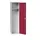 Lockerkast 2000x525x550mm 1 vak, vleugeldeur, RAL7035 + RAL3004