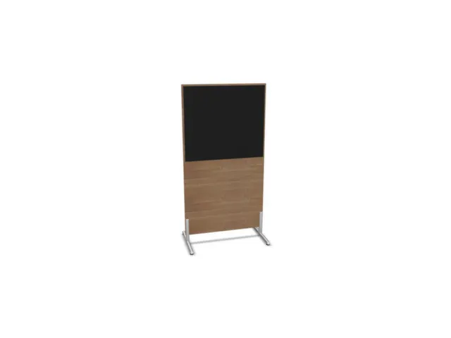 scheidingswand,HxB 1545x800mm,NT-cherry,BN8033-zwart