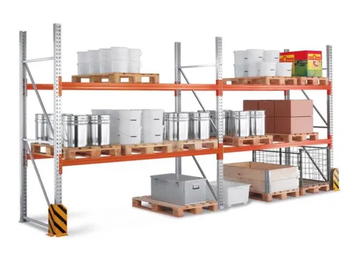 palletstelling,basis+1xaanbouw,HxBxD 3300x5655x1100mm,vakl. 2350kg