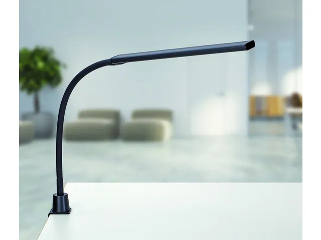 Lampe de bureau MAULpirro LED réglable pince noir