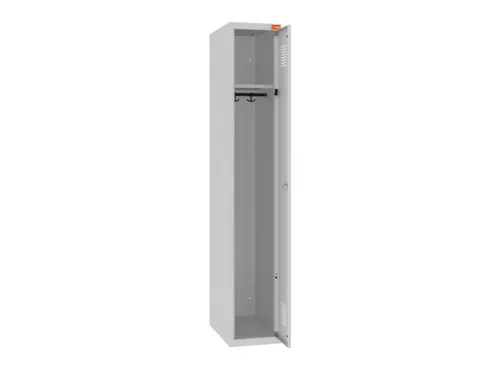 lockerkast,HxBxD 1800x400x500mm,1vak,draaigrendel,sokkel,romp RAL7035