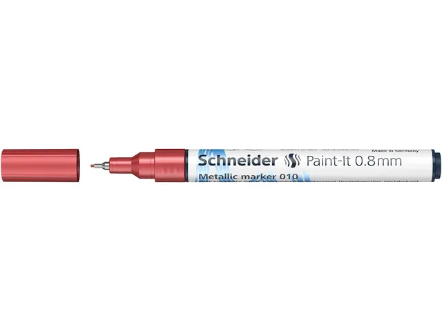 Metallic marker Schneider Paint-It 010 0.8mm rood metallic