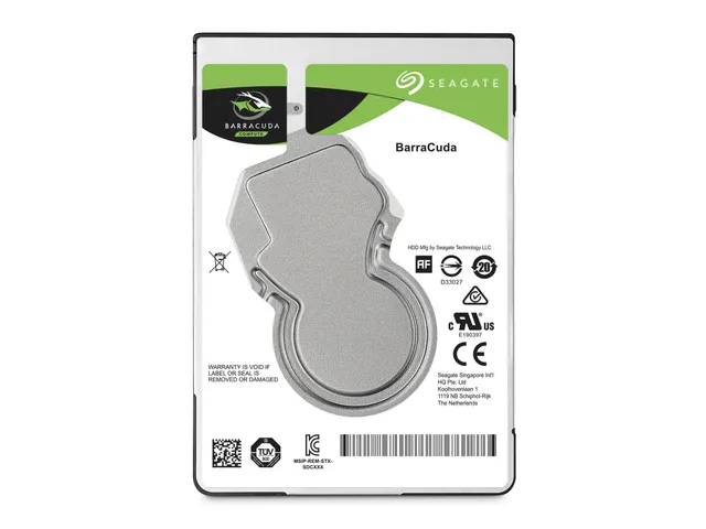 4 TB, 2.5 inch, SATA 6 Gb/s, 5400 RPM, 140 MB/s, 128 MB, 15 mm