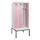 locker met bank,voor scheiding van kleding,HxBxD 2120x900x815mm,3vak